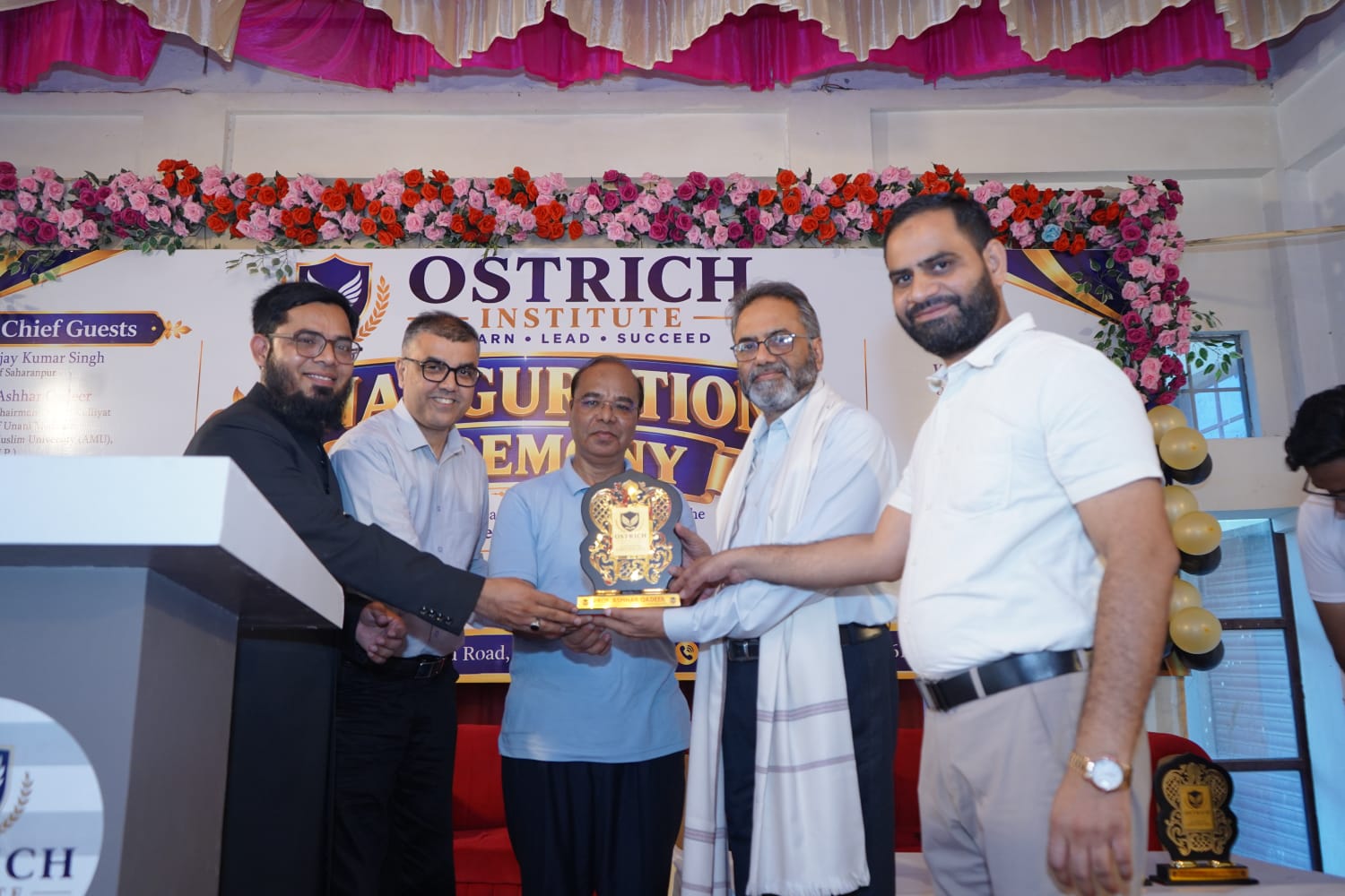 Guests at the Ostrich Institute inauguration