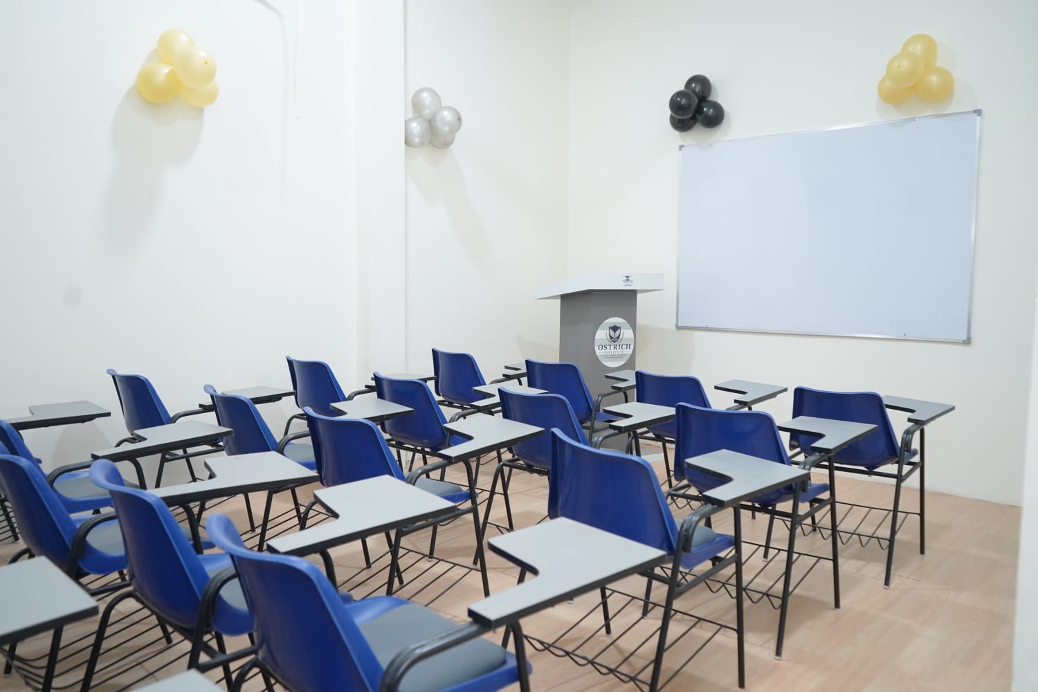 Modern classroom at Ostrich Institute